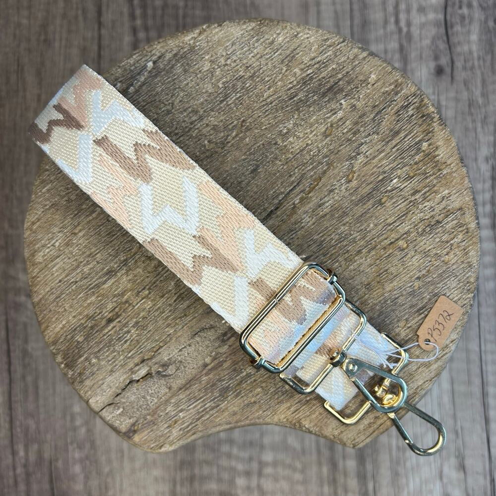 Wide Pink Beige Neutral Pink Purse Strap Crossbody Guitar Strap NEW FAST SHIP